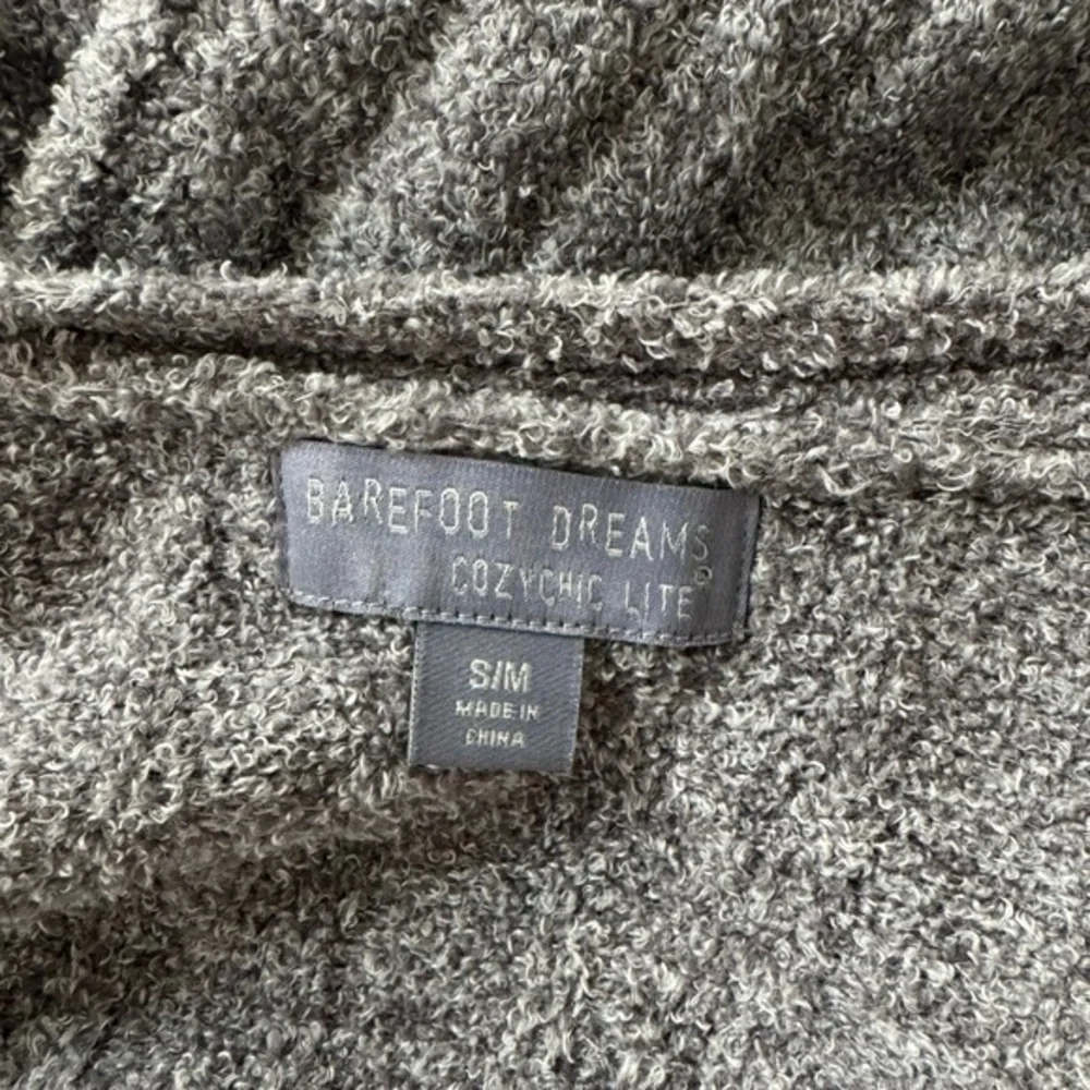 Barefoot Dreams CozyChic Lite Gray‎ Shrug Open Front Cardigan Size S/M